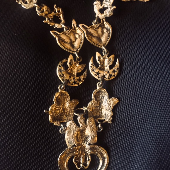 Gold Angelic Necklace purchased in Dallas Texas over 30 years ago, ❤️ - Picture 8 of 16